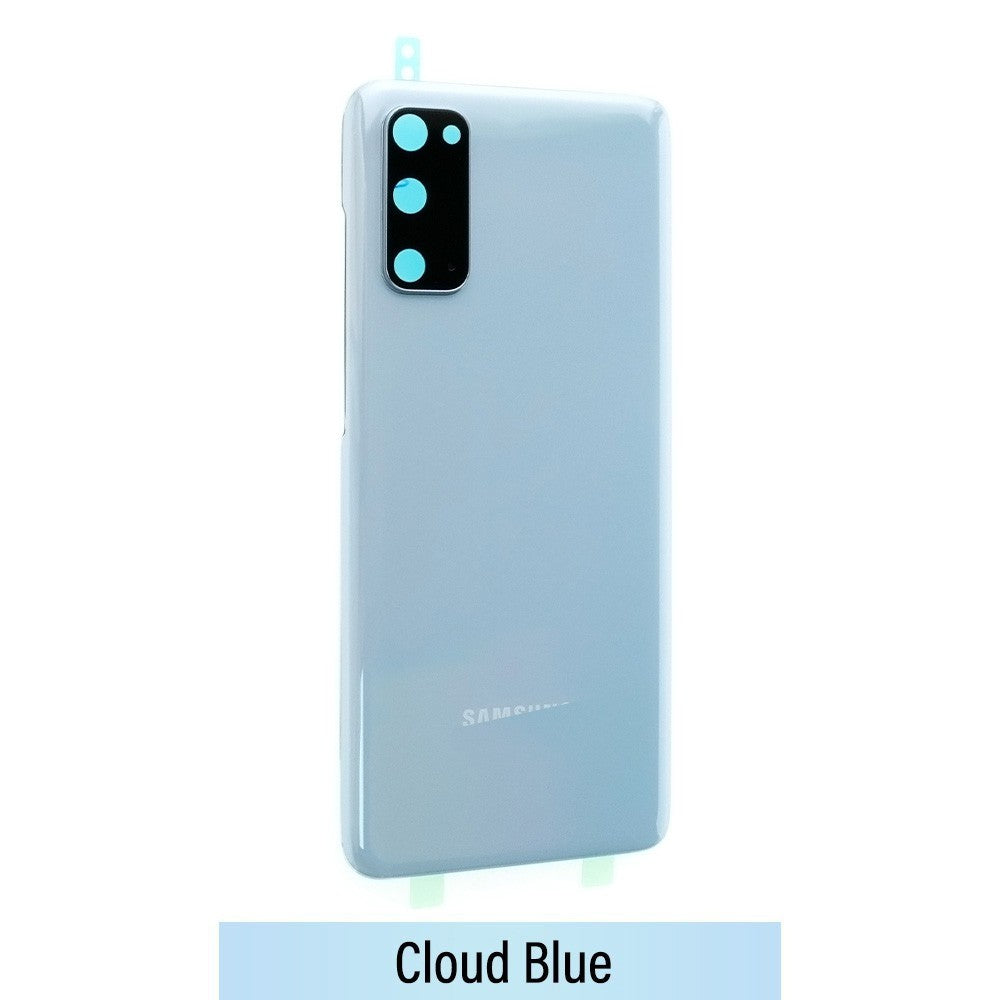 Brown Rear Cover Glass For Samsung Galaxy S20 G980F-Cloud Blue Brown Rear Cover Glass For Samsung Galaxy S20 G980F-Cloud Blue